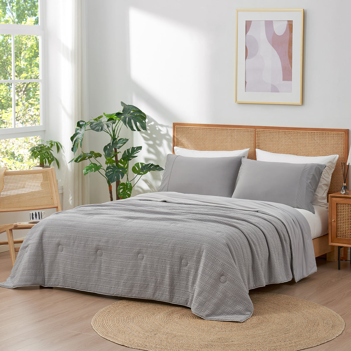 Amélie Home Waffle Cooling Comforter